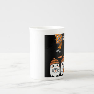 Happy Halloween – cute ghost coffee Bone China Mug