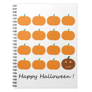 Happy Halloween Cute Pumpkin Patch Notebook