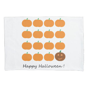Happy Halloween Cute Pumpkin Patch Pillowcase