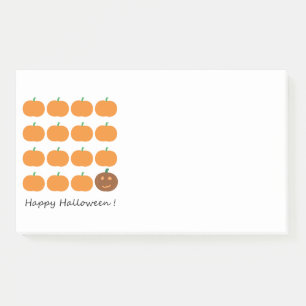Happy Halloween Cute Pumpkin Patch Post-it Notes