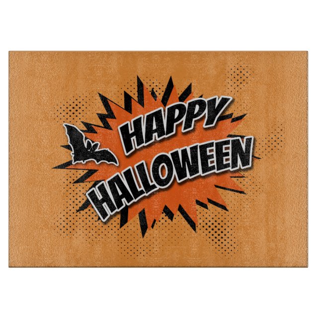 Happy Halloween Cutting Board (Front)