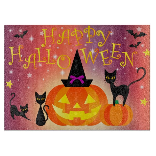 Happy Halloween Cutting Board (Front)
