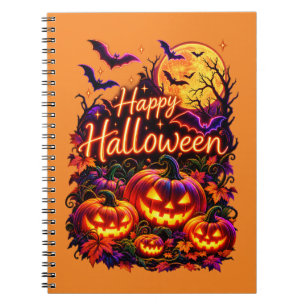 Happy Halloween dark design  Notebook