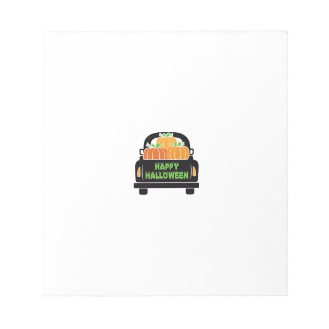 Happy Halloween day 2021 custume Notepad (Front)