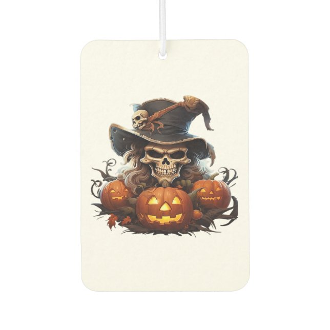 Happy Halloween Day - Funny Halloween Classic T-Sh Air Freshener (Front)
