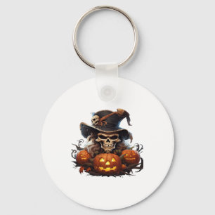 Happy Halloween Day - Funny Halloween Classic T-Sh Keychain