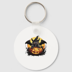 Happy Halloween Day - Funny Halloween Classic T-Sh Keychain