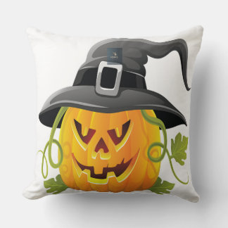 Happy Halloween Day Throw Pillow