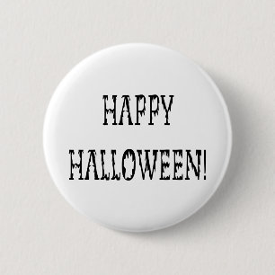 Happy Halloween Deadworld Text 2 Inch Round Button