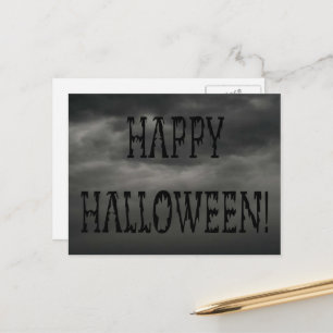 Happy Halloween Deadworld Text Postcard
