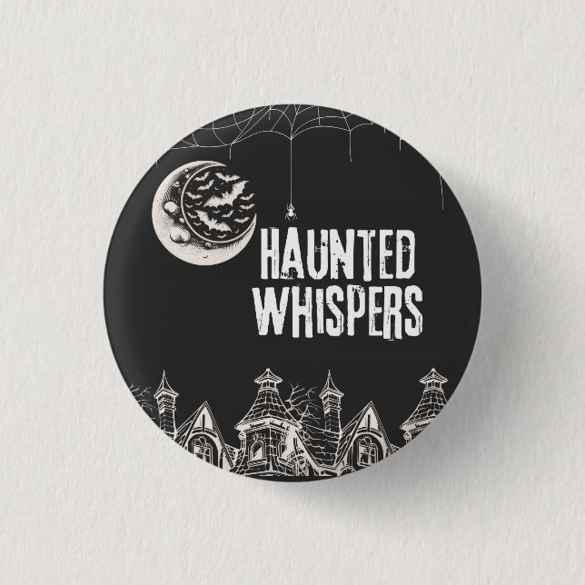 Happy Halloween Design 1 Inch Round Button (Front)