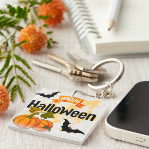 Happy Halloween Design Keychain