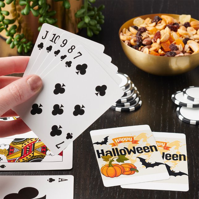 Happy Halloween Design Playing Cards (Creator Uploaded)