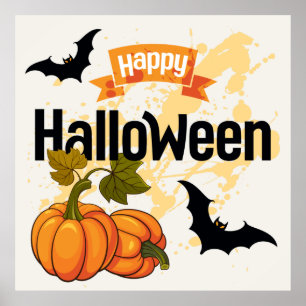 Happy Halloween Design Poster