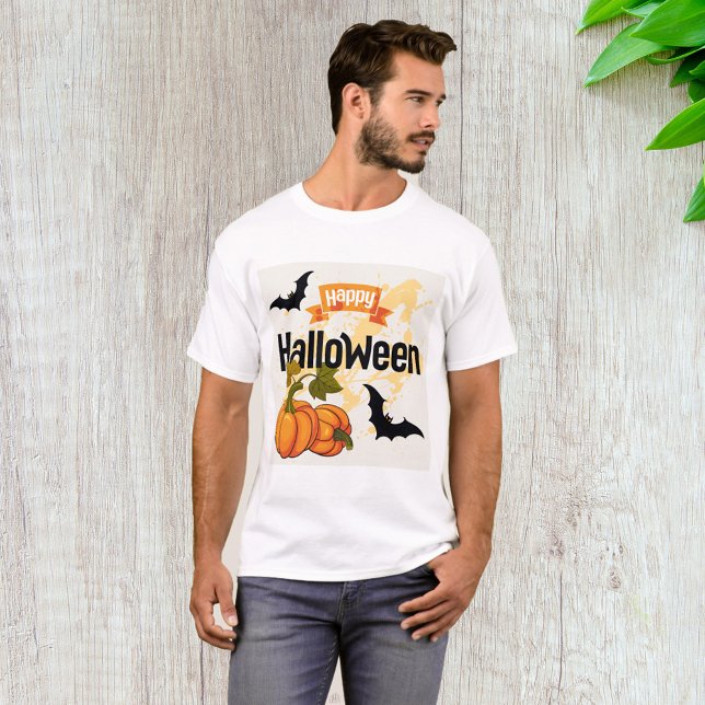 Happy Halloween Design T-Shirt (Creator Uploaded)