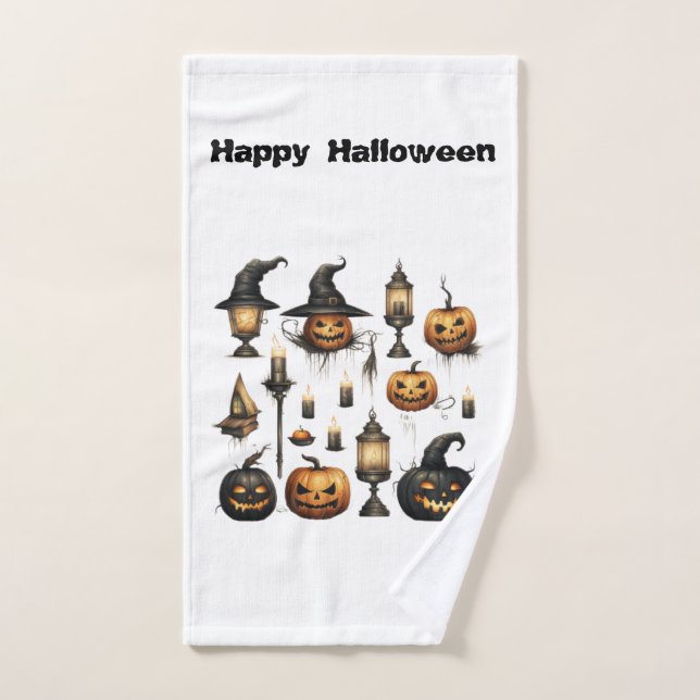 Happy Halloween designs (Serviette à main)