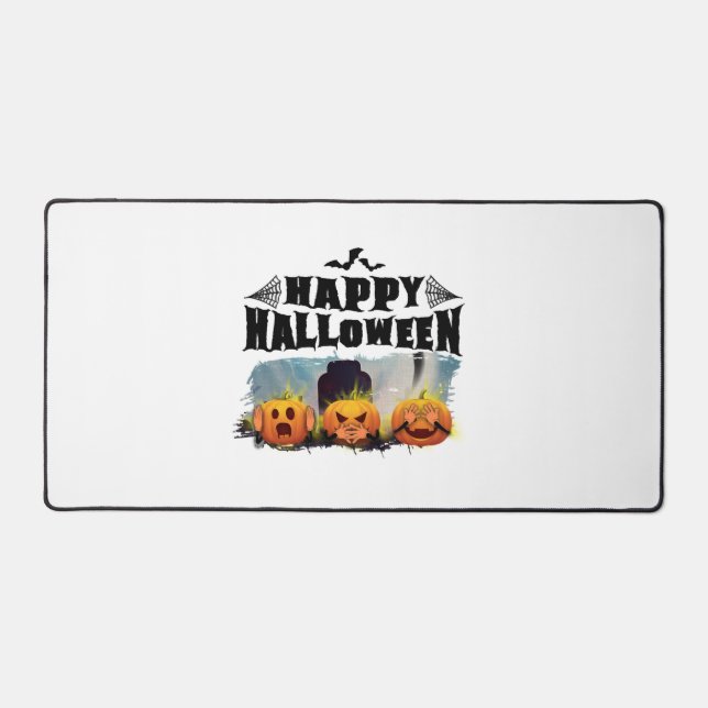 Happy Halloween Desk Mat (Front)