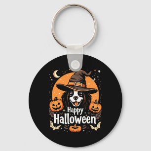 Happy Halloween Dog Long Sleeve Keychain