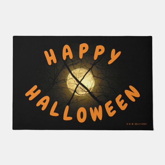 HAPPY HALLOWEEN - Door Mat (Front)