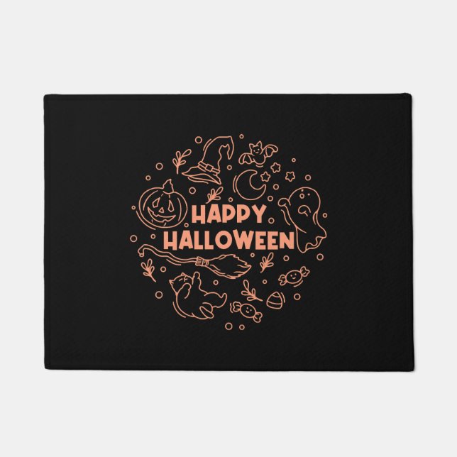 Happy Halloween Doormat (Front)