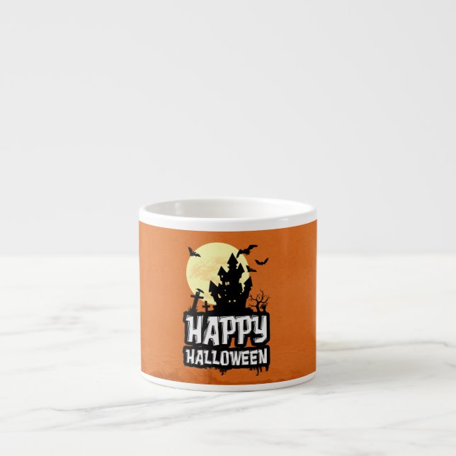 Happy Halloween Espresso Cup (Front)