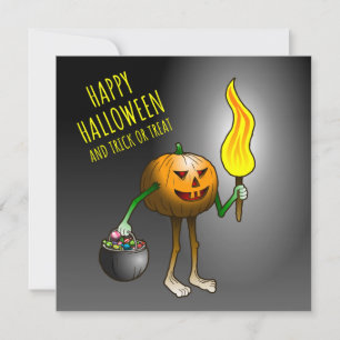 Happy Halloween et la carte à coller ou à traiter
