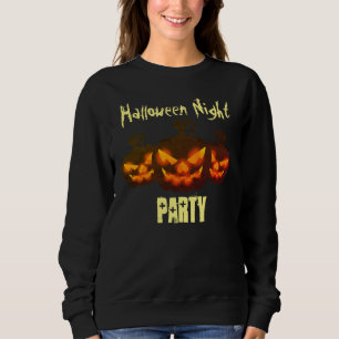 Happy Halloween Evil Pumpkins Women's Sweatshirt