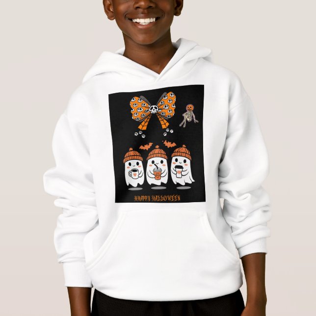 Happy Halloween – fantômes café mignons (Front)