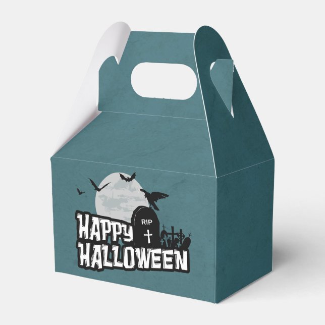 Happy Halloween Favor Box (Back Side)