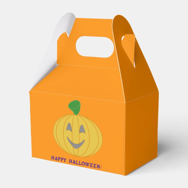 Happy Halloween Favor Box (Front Side)