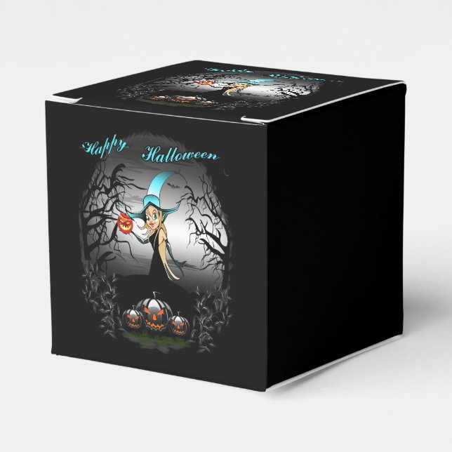 Happy Halloween Favor Box (Front Side)