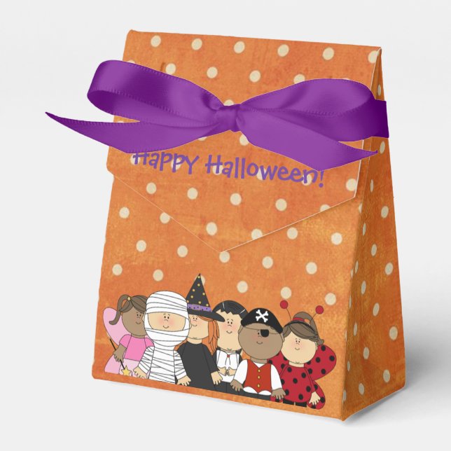 Happy Halloween Favour Box! Favor Box (Front Side)