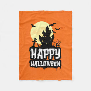 Happy Halloween Fleece Blanket