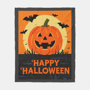 Happy Halloween Fleece Blanket