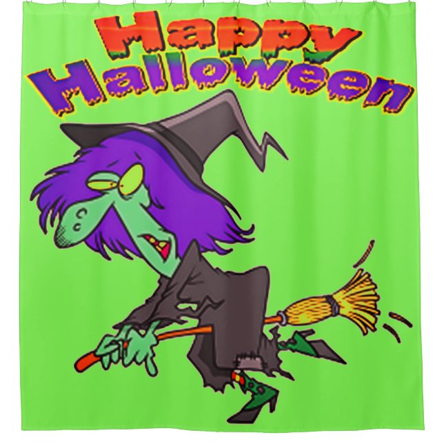 Happy Halloween Flying Witch (Front)