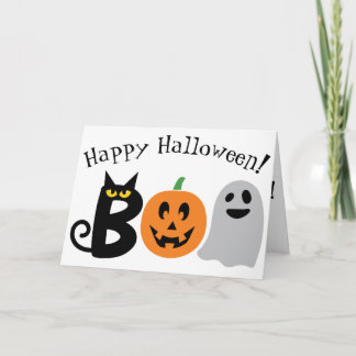 Happy Halloween! Folded Greeting Card