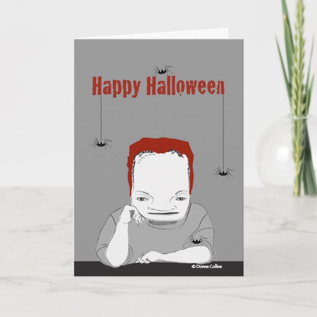 Happy Halloween  Frankenstein  Card (Front)