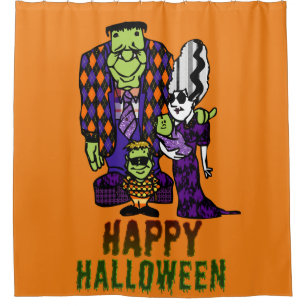 Happy Halloween Frankenstein Family