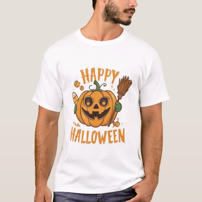 Happy Halloween from the Pumpkin Patch T-Shirt (Front)