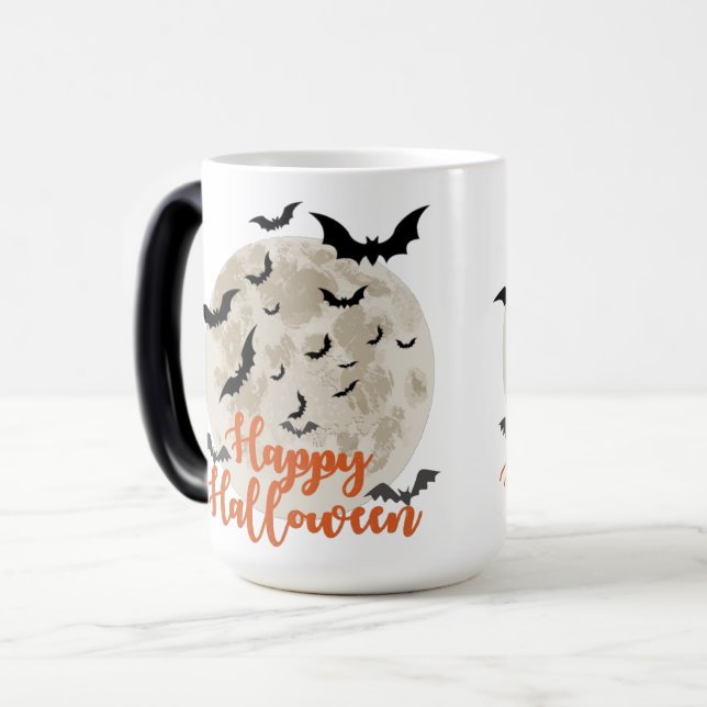 Happy Halloween Full Moon Magic Mug (Front Left)