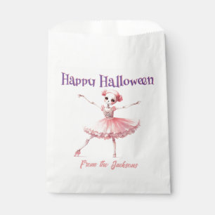 Happy Halloween   FUN SKELETON BALLERINA Favour Bag