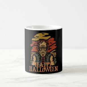 Happy Halloween Funny Creepy Character Coffee Mug