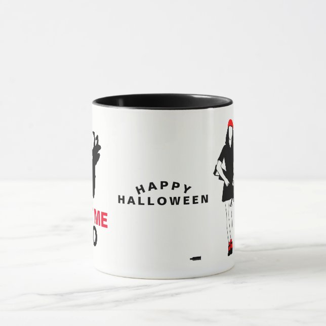 Happy Halloween Funny Horror customizable Mug (Center)