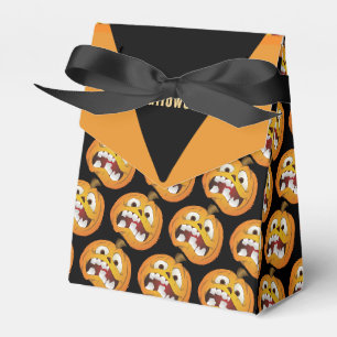 Happy Halloween  funny Jack o Lantern Pumpkin Favor Box