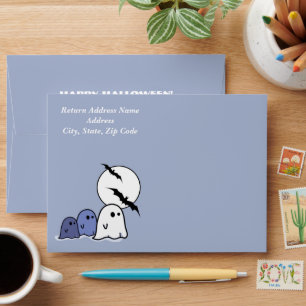 Happy Halloween! Funny Little Ghosts Envelopes