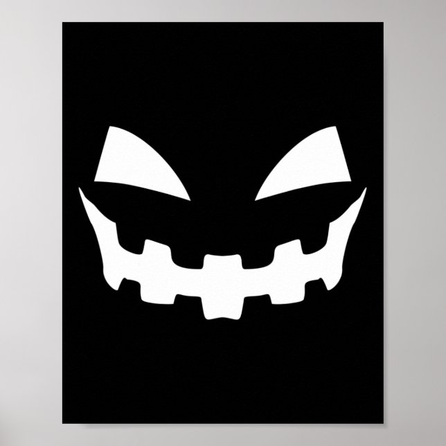 Happy Halloween Funny Monsters Pumpkin Spice Witch Poster (Front)