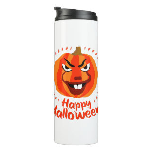 🎃 Happy Halloween – Funny, Scary & Cute Pumpkin Thermal Tumbler
