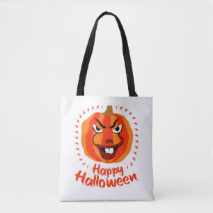 🎃 Happy Halloween – Funny, Scary & Cute Pumpkin Tote Bag