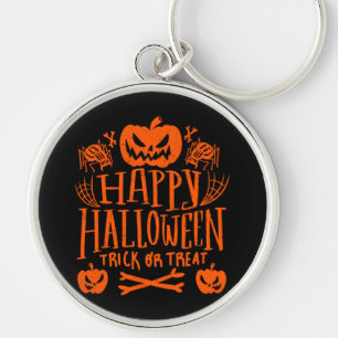Happy Halloween Funny Spooky Season Keychain