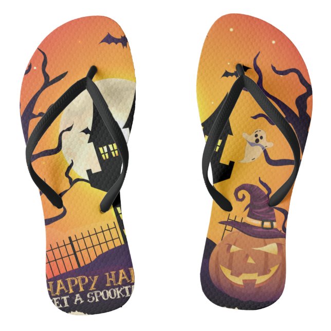 Happy Halloween! Get A Spooktacular Deal! Flip Flops (Footbed)